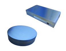 Magnetic chucks, Circular magnetic chucks and blocks with permanent magnets