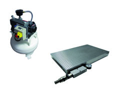 Vacuum tables and pumps