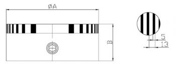 Circular permanent magnetic palett