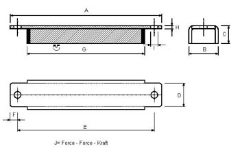 Permanent magnetic bar 