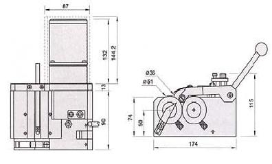 Punch former with motor