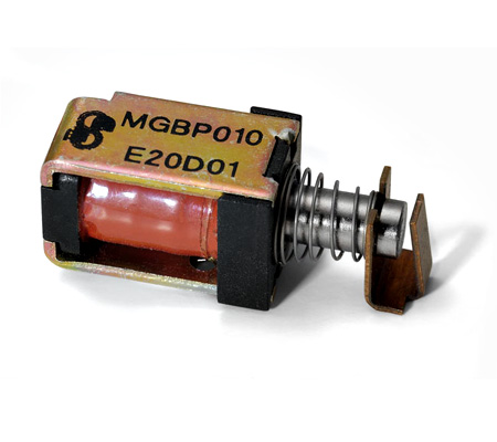 Electro-aimant miniature simple effet type MGBP010, Braillon Magnetics, Lock