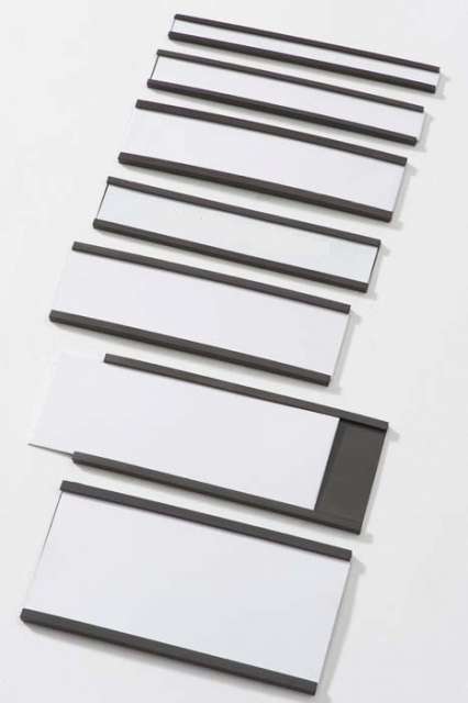 Porte étiquette magnétique C-profil type PEM 01, Braillon Magnetics, .  Affichage, Etiquetage