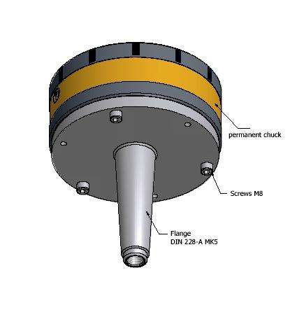 CIRCULAR PERMANENT MAGNETIC CHUCK TYPE ERCA2