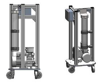 VAKUUM-PUMPEN SYSTEM mit automatisiertem Abscheider